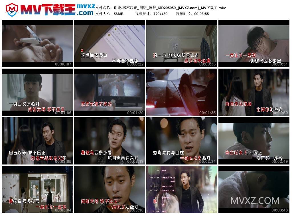 谢宏-邪不压正_国语_流行_MD205059